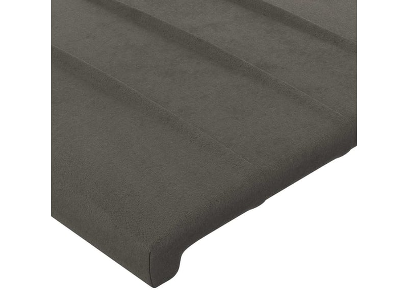  Tête de lit，décoration murale gris foncé 160 x 5 x 118 cm velours shl58022  - Conforama D