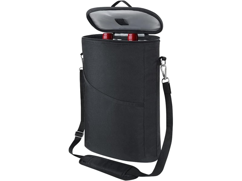  Sac isotherme pour 2 bouteilles de vin, sac à dos isotherme étanche avec bandoulière, sac fourre-tout portable pour voyage, pique-nique, camping  - Conforama A