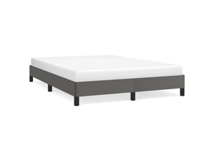 Lit 2 places 140x190 cm    coloris gris