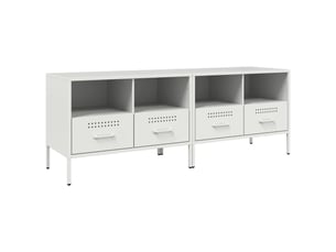 Meuble tv coloris blanc  <strong></strong>  <strong></strong>