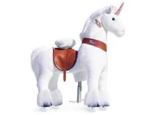 Licorne blanche siege marron ux504