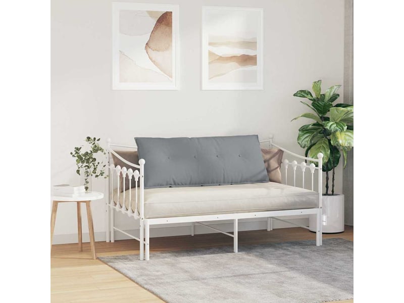  Coussin de dos, coussin de dossier gris clair 120 x 19 x 50 cm tissu cf54646  - Conforama D
