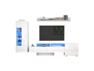 Meuble tv coloris blanc 170 cm <strong></strong>  <strong></strong>