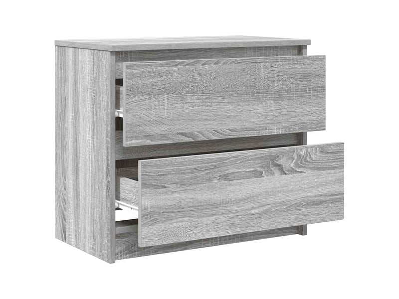  Meuble tv - banc tv - meuble de rangement sonoma gris 60x35x54 cm bois d'ingénierie  - Conforama E