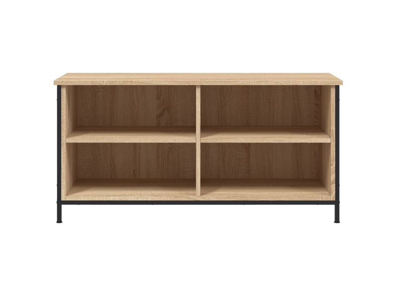  Meuble tv - banc tv - meuble de rangement chêne sonoma 100x40x50 cm bois d'ingénierie  - Conforama D