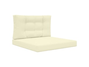 Coussin de canapé d'extérieur, coussin de chaise polyester crème 80 x 80 cm cf54081