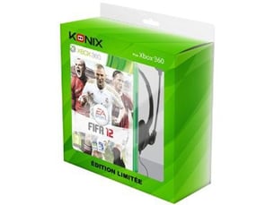Fifa 12 edition limitee xbox 360 avec micro-casque filaire noir