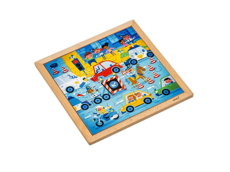  Educo services d'urgence - police  25 pièces de puzzle 8719924067236 - Conforama C