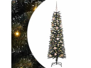 Sapin de noël artificiel, arbre de noël vert 150 cm pvc, plastique et acier shl523