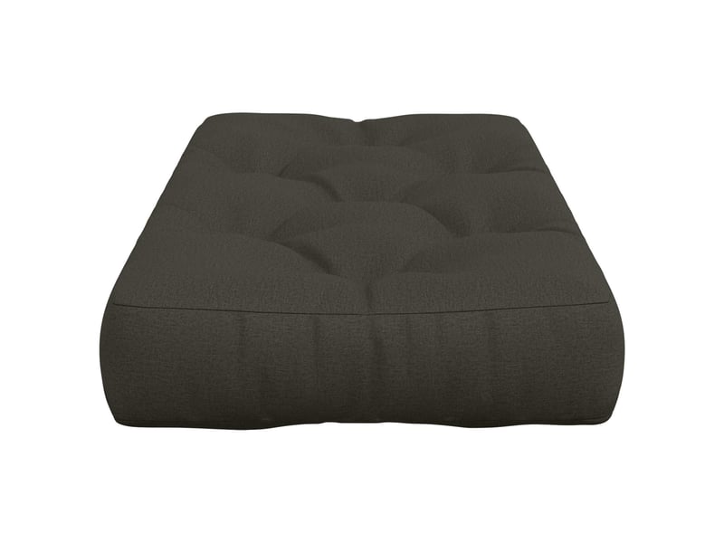  Coussin de siège en palette, coussin d'assise vianen 100 % polyester anthracite cf55867  - Conforama D