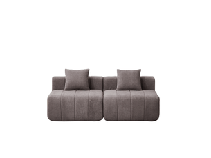 Canapé modulable, canapé de salon, pour salon, chambre, bureau, en chenille, format adapté au salon, pour intérieur
