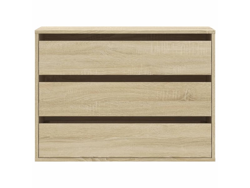  Commode chambre adulte, commode d'angle chêne sonoma 80x41x58 cm bois d'ingénierie  - Conforama D