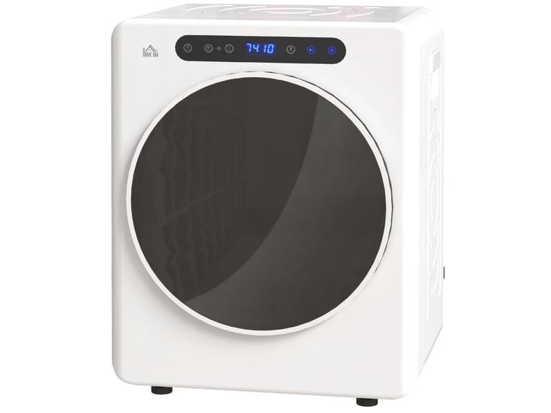 Sèche-linge 49x43x61 cm 6 programmes compact métal blanc - Conforama A