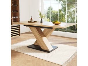 Table basse ovale coloris marron <strong></strong> <strong></strong> - 50 cmx100 cm