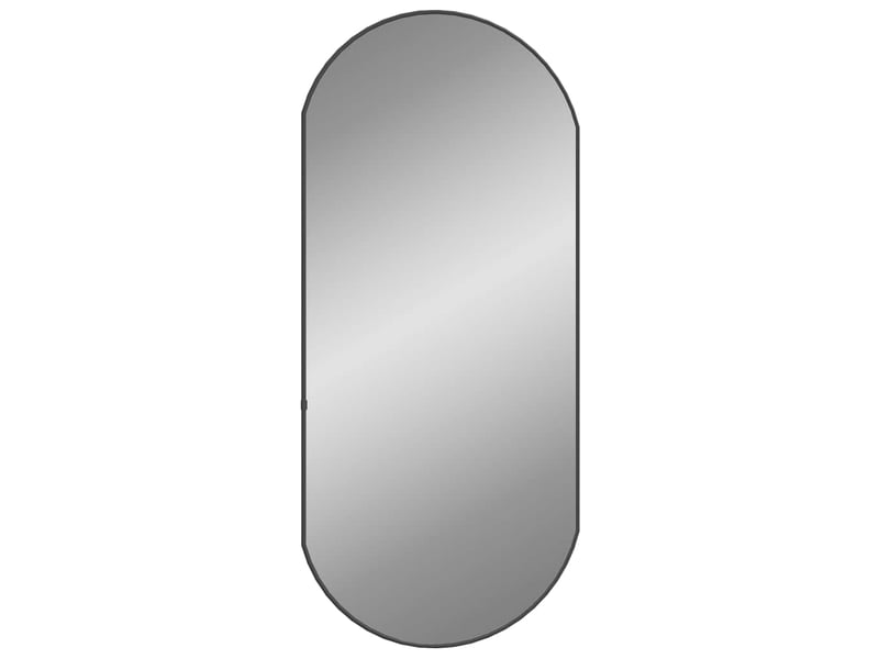  Miroir mural, miroir décoratif noir 90x40 cm ovale  - Conforama A