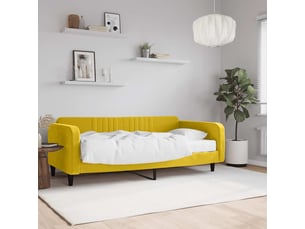 Lit simple 100x200 cm    coloris jaune