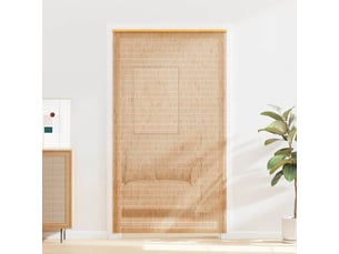 Rideau de porte contre insectes, moustiquaire bambou 120 x 220 cm cf43615