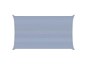 Voile d'ombre - voile d'ombrage - voile parasol bleu et blanc 4 x 7 m 100 % polyester oxford