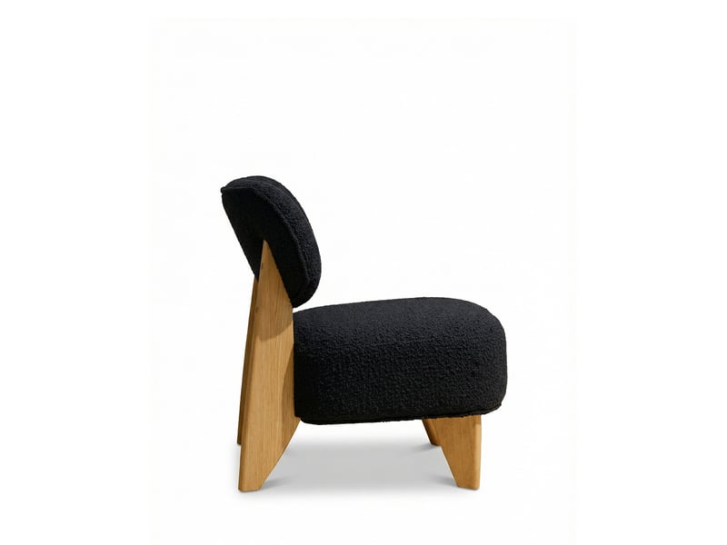  Fauteuil como noir - laine bouclée 3CA58.AS.1D.12 - Conforama D