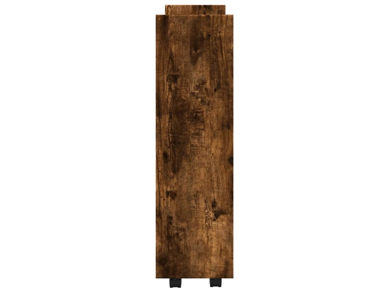  Chariot de rangement étroit pour bureau 3 niveaux chêne fumé shl75920  - Conforama E