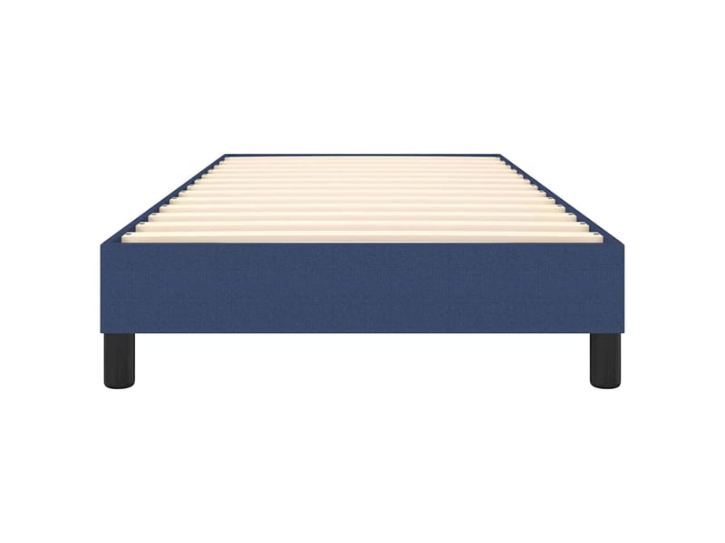  Lit simple- lit adulte -  cadre de lit à lattes bleu 100x200 cm tissu  - Conforama D