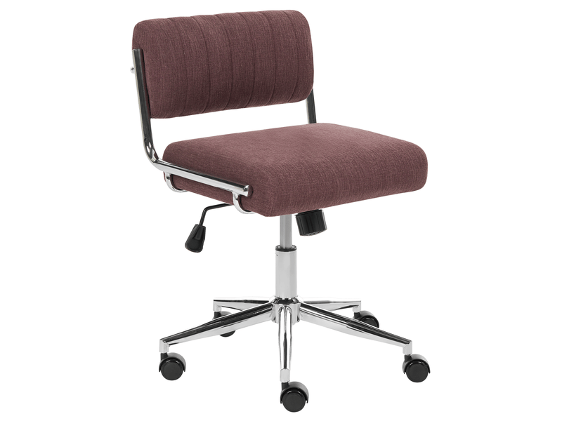  Chaise de bureau arloft rouge bordeaux  - Conforama A