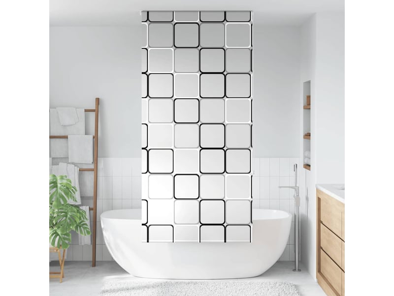  Store enrouleur de douche, store à rouleau 90x240 cm largeur du tissu 86 cm cf45061  - Conforama B