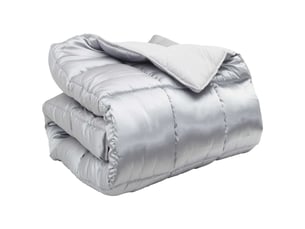 Duvet d'hiver - couette 200 x 200 cm 450 gm² argenté