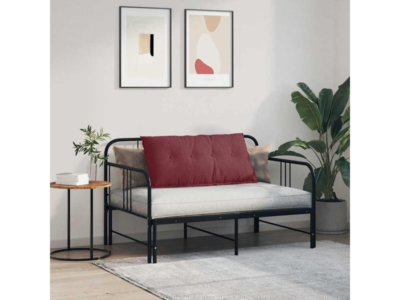  Coussin de dos, coussin de dossier bordeaux 100 x 19 x 50 cm tissu cf54574  - Conforama D