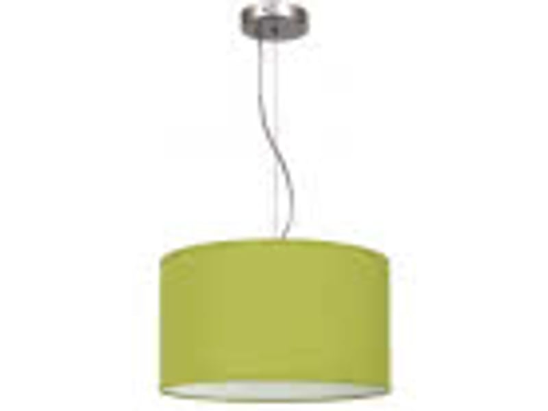  Suspension fabrilamp nicole e27 coloris vert ø 30 cm hauteur réglable 25-97 cm 042993006 - Conforama B