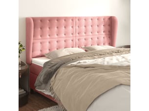 Tete de lit A poser largeur 183 cm   rose