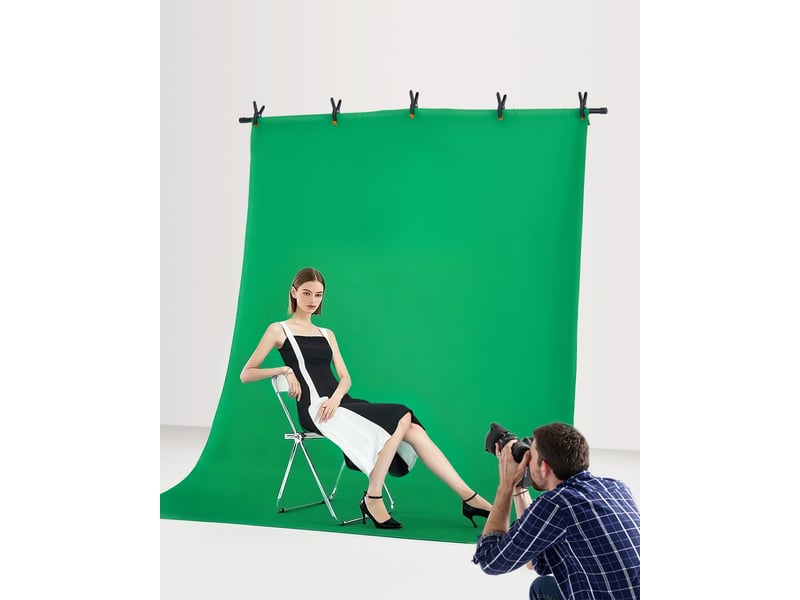  Vevor support toile fond 154x198 cm, acier, 3 barres.  - Conforama B