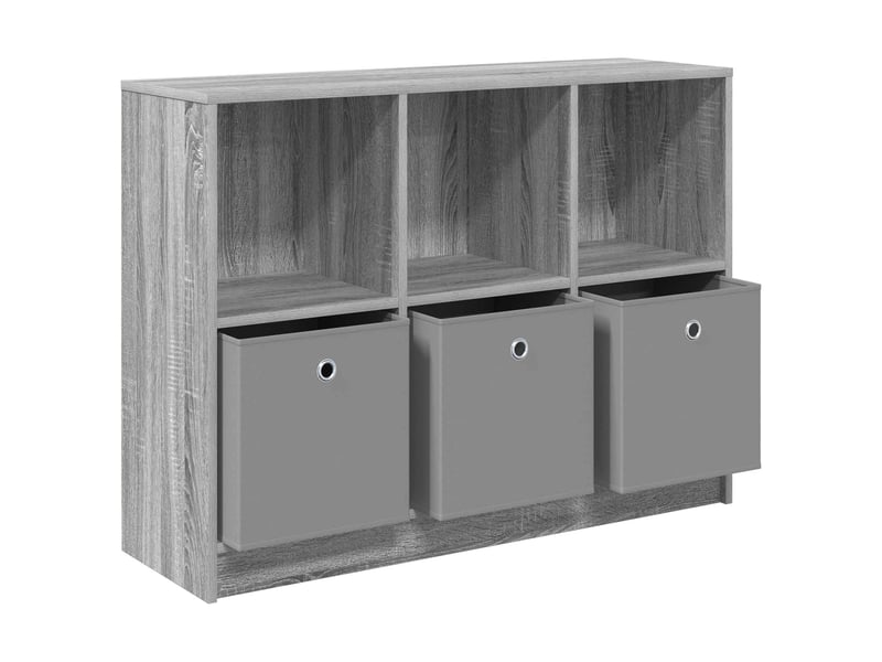  Buffet - bahut - meuble de rangement gris sonoma 102 x 32 x 73,5 cm  - Conforama E