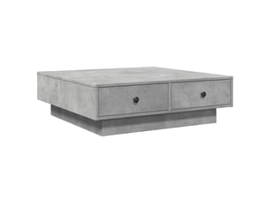 Table basse rectangulaire coloris gris