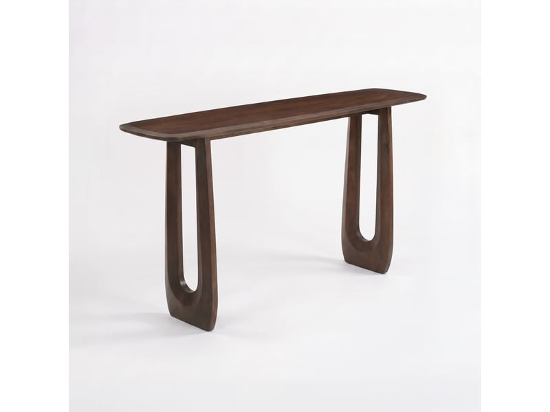  Console en bois de manguier massif marron foncé 150 cm-maya Maya - Conforama A