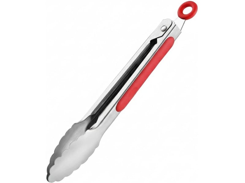  1 paire de pinces de cuisine de 21 cm - parfaites pour saisir les aliments, les salades et les grillades  - Conforama A