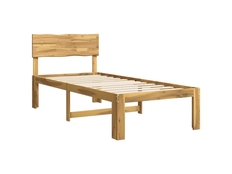  Lit simple- lit adulte -  cadre de lit simple avec tête de lit rostock blanc 80 x 200 cm  - Conforama B