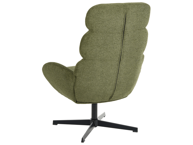 Fauteuil pivotant aalborg tissu vert - Conforama E