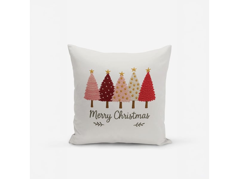  Housse de coussin rectangulaire de noël en polyester fjell  - Conforama A