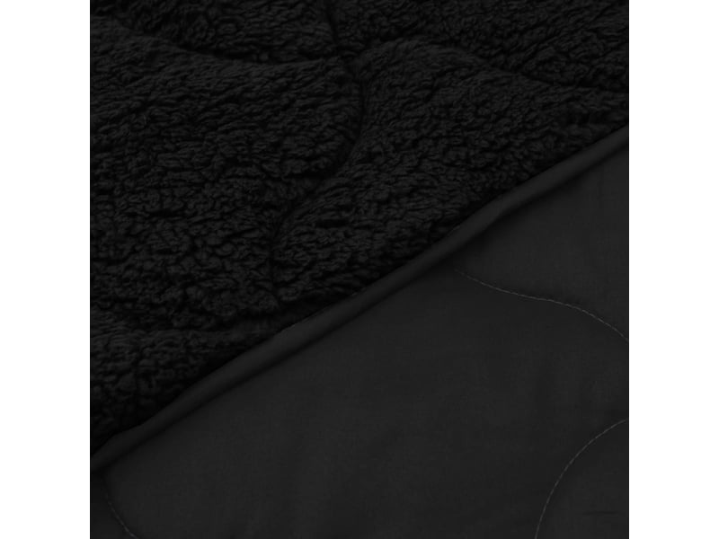  Duvet d'hiver - couette 155 x 200 cm hiver - couette noir respirant  - Conforama E
