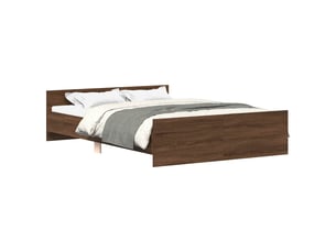 Lit 2 places 120x190cm    coloris marron