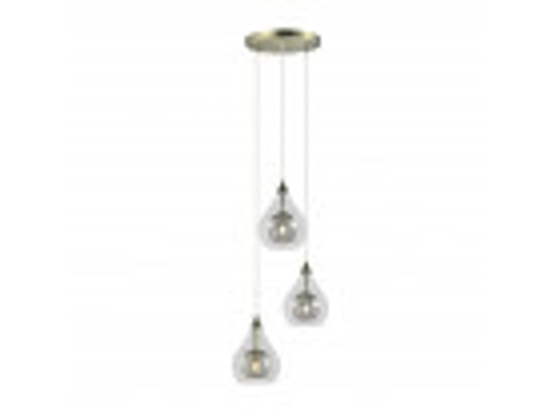  Fabrilamp lhasa, lampe, moderne, 3 x g9, cuir, 30-148 x 30 x 30 cm 154083014 - Conforama D