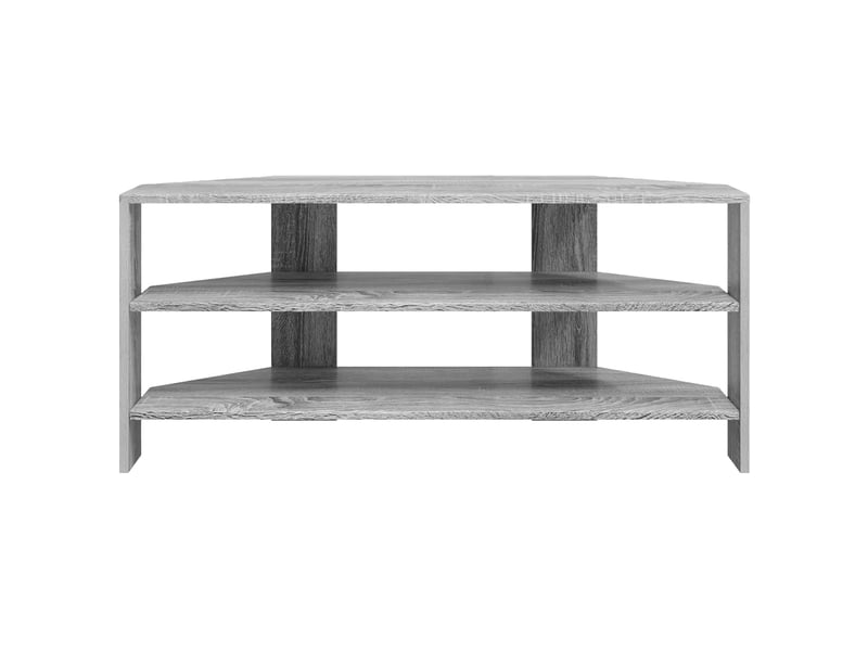  Meuble tv d'angle moderne 100x40,5x45 cm sonoma gris  - Conforama E