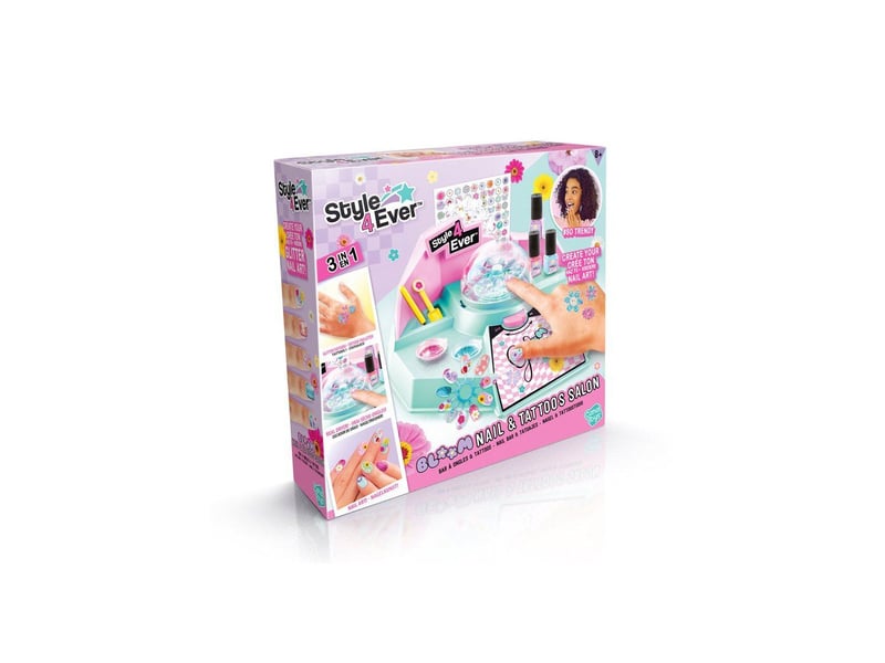  Salon ongles et tattoos 3 en 1 style 4 ever AACTV49102 - Conforama A