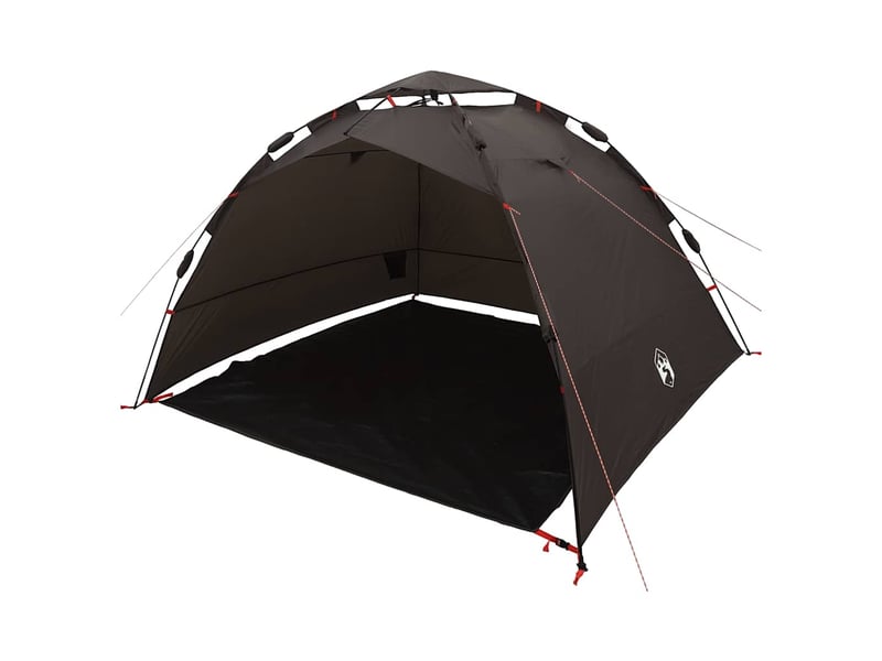  Tente de pêche, tente de camping 4 personnes marron libération rapide shl71593  - Conforama A
