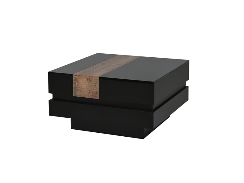 Table basse carrée 70 x 70 cm en panneau de particules - Conforama W