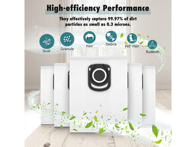  Lot de 10 sacs aspirateur compatibles rowenta compact power power xxl silence force  - Conforama E