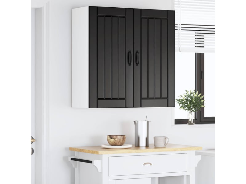  Meuble mural de cuisine, armoire de cuisine noir 80x31x80cm bois d'ingénierie shl5762  - Conforama D