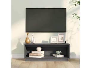 Meuble tv coloris gris 90 cm <strong></strong>  <strong></strong>