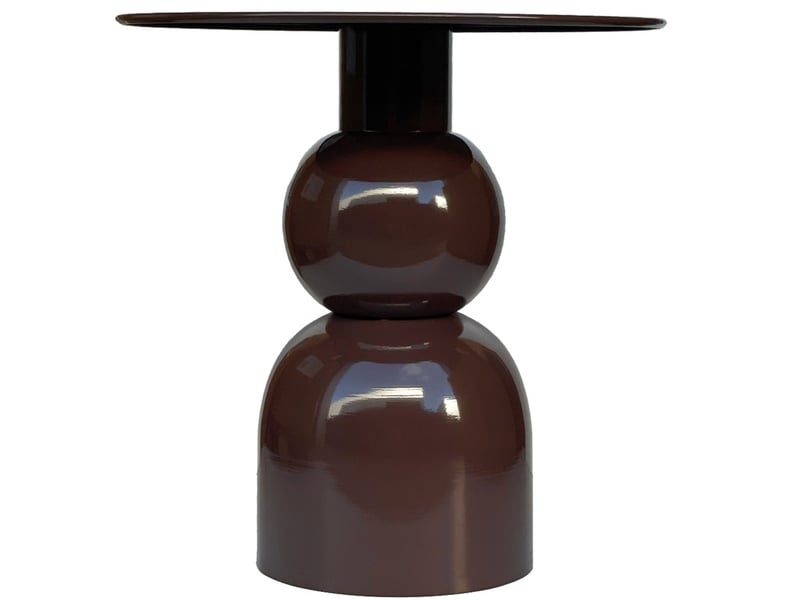 Wess-table basse d'appoint acier laqué purple  - Conforama C